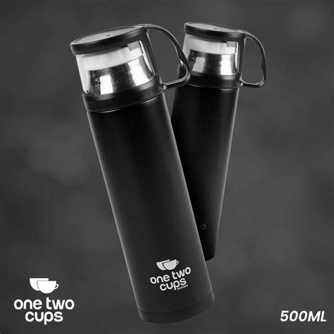 Termos One Two Cups Cold Hot Water Thermos Drinking Bottle With Cup