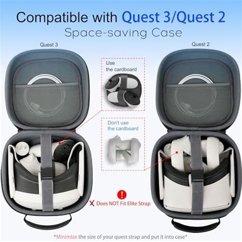 Tui De Transport Rigide Compatible Avec Meta Quest Quest Vision