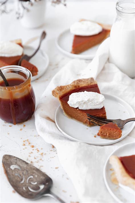 Salted Caramel Pumpkin Pie Broma Bakery