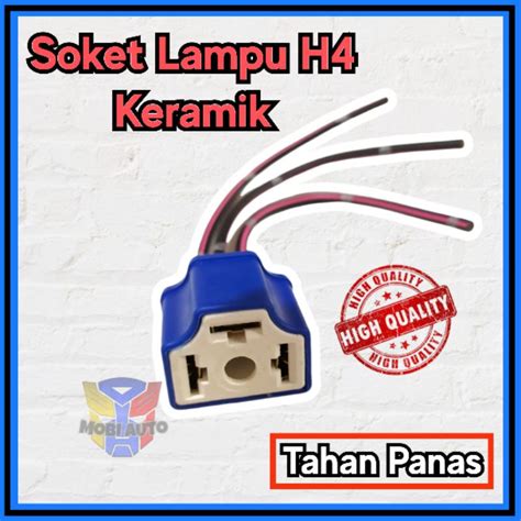 Jual Socket Lampu H Keramik Soket Lampu Sealbeam Soket Lampu H