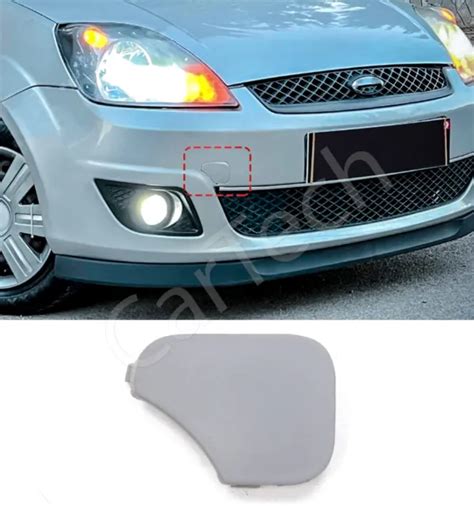 For Ford Fiesta Mk Front Bumper Tow Towing Eye Cover Cap