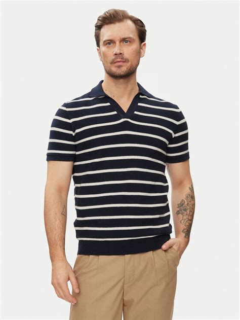 Brave Soul Polo MK 162CANNES Biały Straight Fit Modivo pl