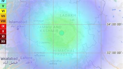 Earthquake जमम कशमर और लददख म महसस कए गए भकप क झटक 5 5