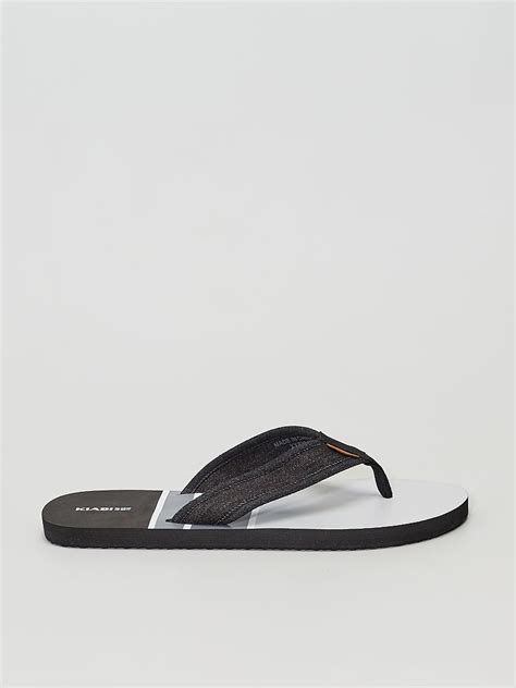 Chanclas De Playa Negro Kiabi