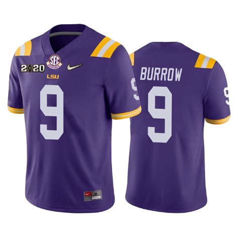 NCAA Joe Burrow LSU Tigers 9 Jersey – JerseyHouse