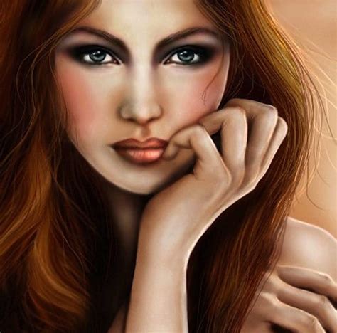 Free Download Jade Beauty Redhead Lips Blue Eyes Hd Wallpaper