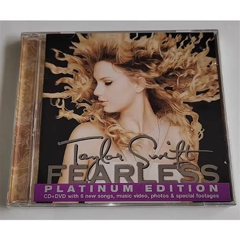 Taylor Swift Fearless Taylor Swift Fearless Platinum Edition Cddvd