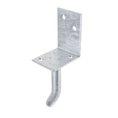 Heavy Duty Hot Dipped Galvanized L Shape Post Pole Anchor With Ripp Stick China Post Base And