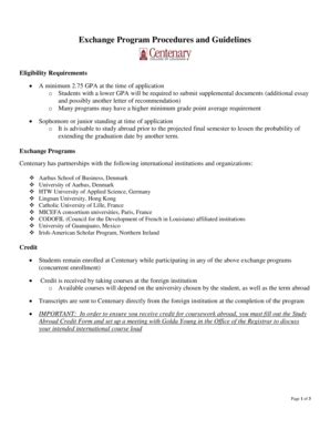 Fillable Online Centenary Overview Of Process And Application