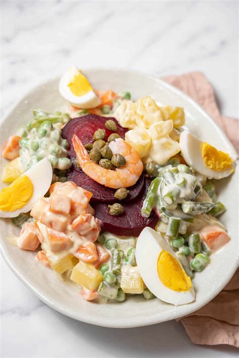 Ensaladilla Rusa (Russian Potato Salad) - Spanish Sabores