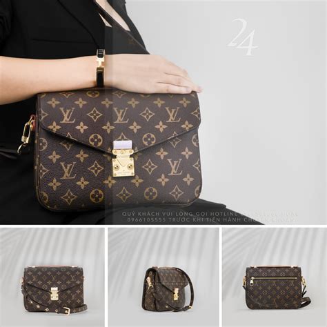 Lv Pochette Metis Monogram Reverse Canvas Handbag