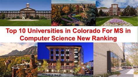 Top Universities In Colorado For Ms In Computer Science New Ranking