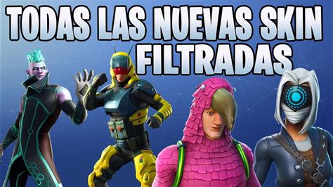 Filtradas Todas Las Nuevas Skins Que Llegaran A Fortnite All Leaked Skins Fortnite Youtube