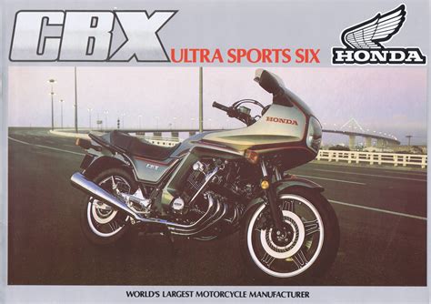 1982 Honda Cbx 1000 Pro Link Brochure Gb 01 Honda Cbx Honda Motorcycle