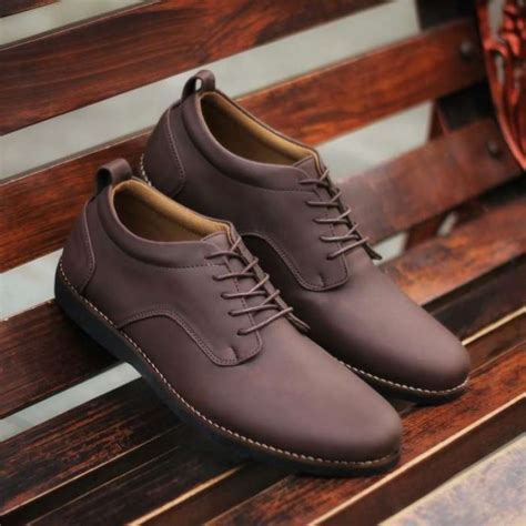 Jual Sepatu Casual Formal Pria Sultan X Reylman Bridge Brown Series Di