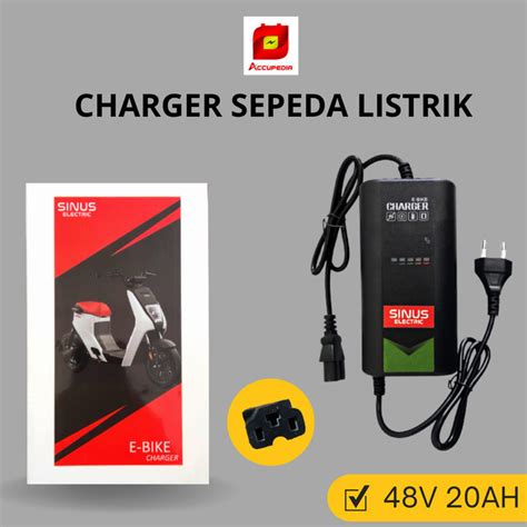 Jual Ready Charger Aki Battery Sepeda Listrik V Ah V Ah V