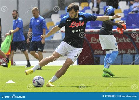 Liga Italiana Entre Napoli Vs Spezia Imagem Editorial Imagem De Final