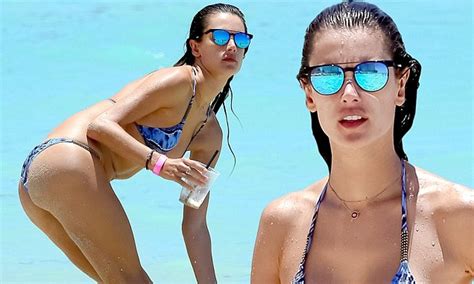 Alessandra Ambrosio Once Again Shows Off Her Perfectly Sculpted Bikini Body Wearing An