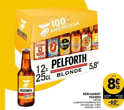Promo Bière Blonde Pelforth chez Supeco iCatalogue fr