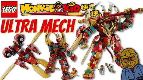 A Major Upgrade 2023 LEGO Monkie Kid 80045 Monkey King Ultra Mech