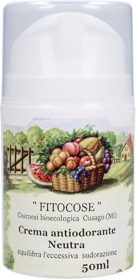 Fitocose Neutral Deodorising Cream Ml Boutique En Ligne Ecco Verde