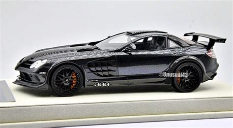 118th Mercedes Mclaren Slr Hamann Volcano Metallic Black Unusual43
