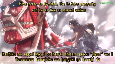 [shingeki No Kyojin Op 1] Guren No Yumiya Linked Horizon Lyrics