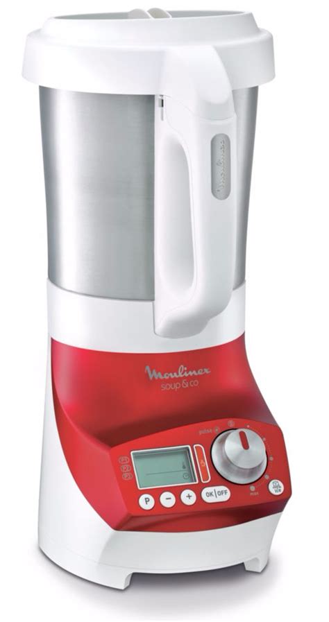 MOULINEX SOUP CO LM906110 blender chauffant rouge à 190 Electroconseil