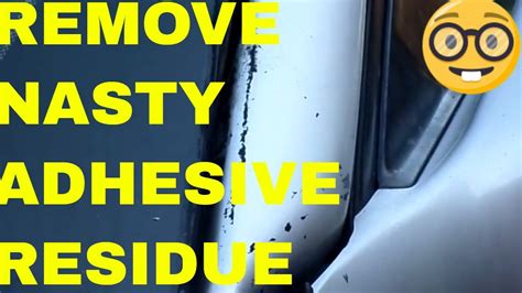 Remove Adhesive From Car Paint