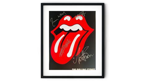 The Rolling Stones Band Signed Mini Poster For Sale At Auction Mecum