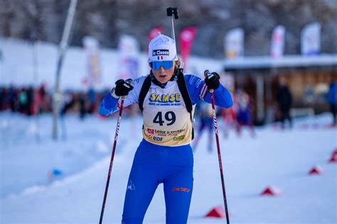 Biathlon Coupe De France De Bessans Fany Bertrand S Adjuge Le