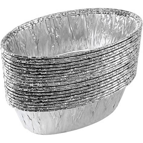 NicoleFantiniCollection Disposable Aluminum 3lb Medium Oval Loaf Pans