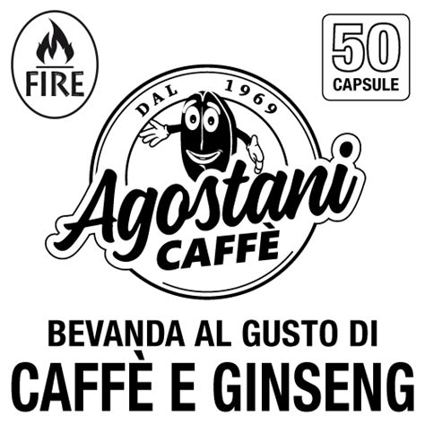 50 Capsules Of Agostani Fire Coffee And Ginseng Flavored Drink