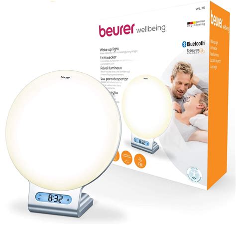 Budzik świetlny Beurer WL 75 naturalne zasypianie i budzenie | Medwil