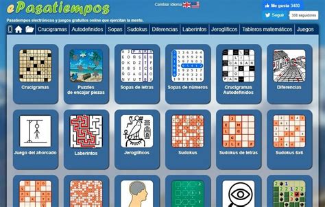 Pasatiempos Y Juegos Educativos Gratis Y Online Para Tu Diversi N