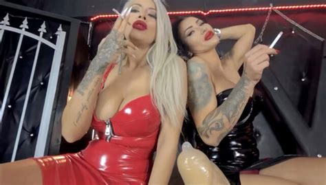 Mistress Kennya Feat Mistress Saida Smoking Cuckolding Humiliation Session VR Porn Video