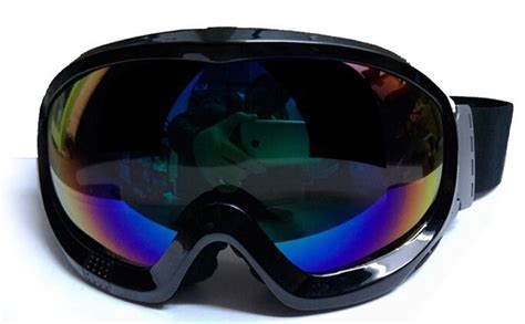 2018 Full Film Double Lens Ski Goggles Anti Fog Big Spherical Hiking