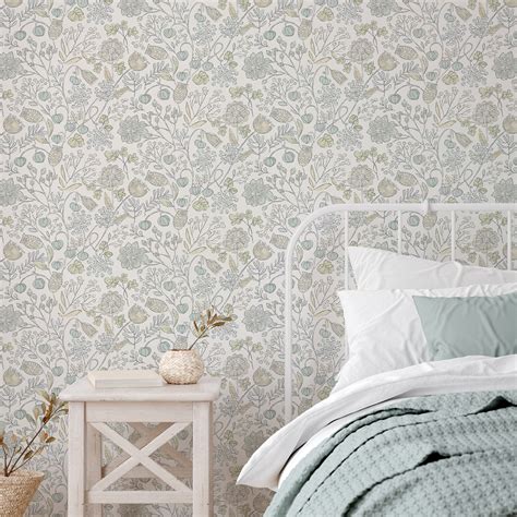 Nus Blue And Green Southern Trail Peel And Stick Wallpaper By