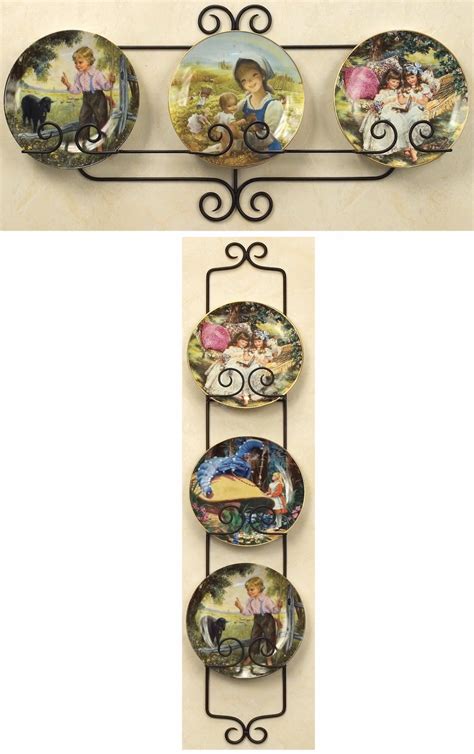 Three Place Vertical And Horizontal Plate Hangers Plate Hangers Decorative Plates Display