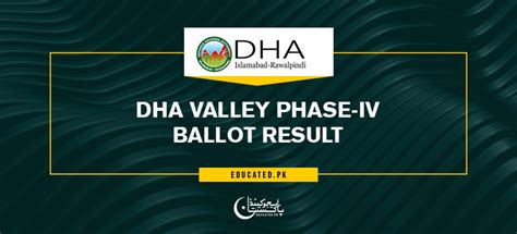 Dha Valley Balloting Result Check Online