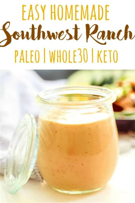 Wendy S Southwest Ranch Dressing Recipe