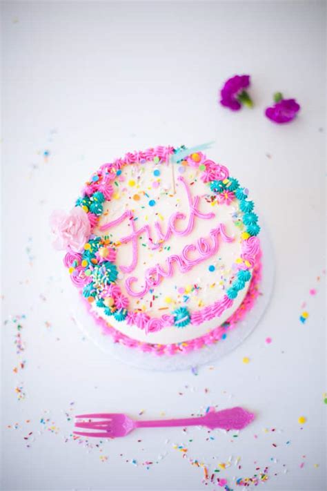 Fuck Cancer Cake Coco Cake Land