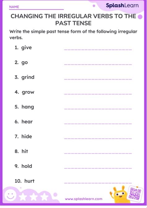 Regular Past Tense Verbs Esl Worksheet By Hiddledave Worksheets Library