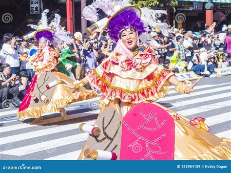 Tokyo Asakusa Samba Carnival Editorial Stock Image Image Of Festival