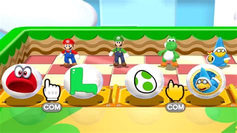 Mario Party Pinball Fall Step It Up Mario Vs Luigi Vs Yoshi Vs