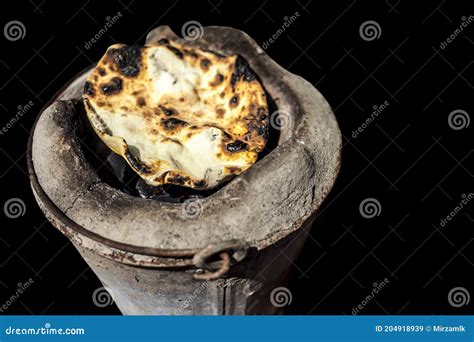 Shot of Tandoori Roti on Old Style Cooking Sigdi. Stock Image - Image of baked, local: 204918939