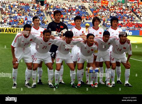 Soccer Fifa World Cup 2002 Group China Costa Rica Hi Res Stock