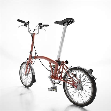 3ds Max Brompton Fold Bike