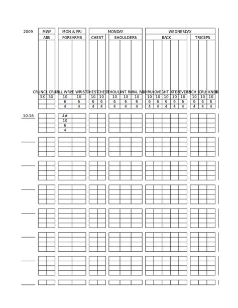 Workout Spreadsheet Excel Blog Dandk