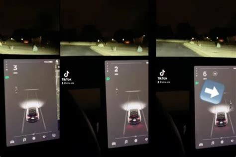 Asústame Panteón Hombre va con su Tesla de noche a un cementerio